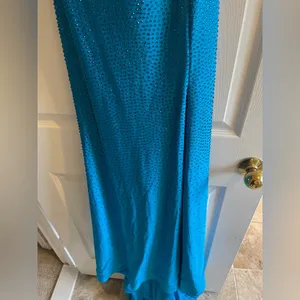 Blue Sherri Hill Dress thumbnail 6