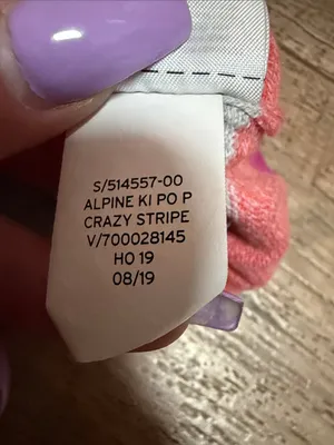 GAP Pink and Gray Striped Knit Sweater thumbnail 9