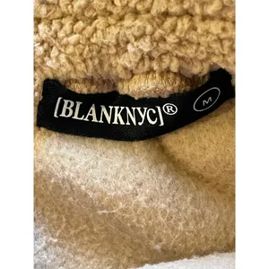 Blank NYC Tan Camel Teddy Bear Sherpa‎ Fleece Elastic Waist Jogger Pants Size M thumbnail 8