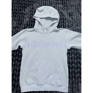 LULULEMON Women's Hoodie Blue Sweatshirt Graphic Spellout All Yours Size 6 thumbnail 2