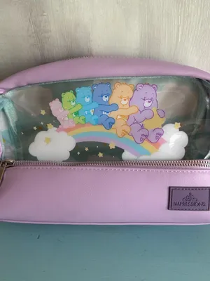 NWOT Impressions Care Bears Rainbow Cosmetic Pouch Makeup Bag Care Bears Travel thumbnail 3