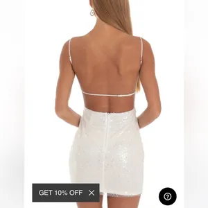 Lucy in the Sky strappy homecoming dress size xs thumbnail 6