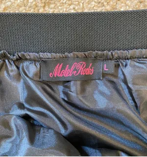 Motel Rocks Black Sequin Mini Skirt thumbnail 4
