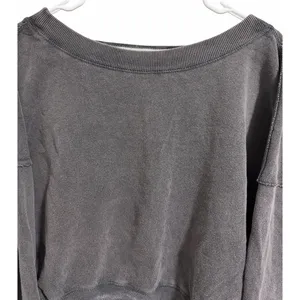 Free People‎ Take Me Back Pullover Charcoal Women's Size XS thumbnail 3