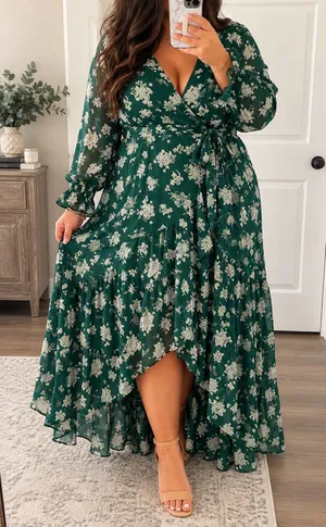 LC Lauren Conrad Maxi Floral Dress thumbnail 1