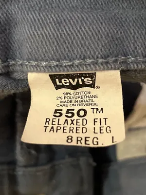 Vintage Levis 550 Jeans Womens 8 Reg Relaxed Tapered Blue Denim Y2K Used thumbnail 9