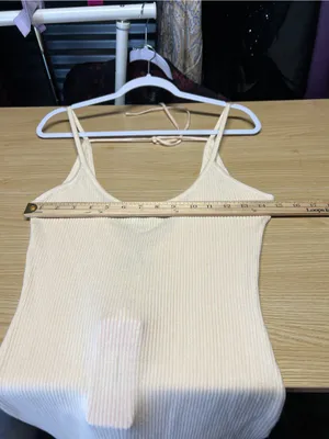 Beginning Boutique Zaria Beige Ribbed Knit Midi Dress Size 12/L NWT thumbnail 13