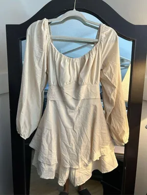 NEW Lantern Ruffle Layer Tie Mini Short Romper L Size L thumbnail 1
