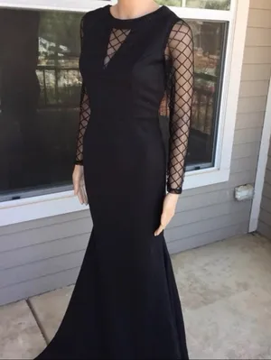 Elegant Black Long thumbnail 7