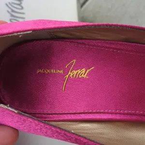 NWT Jacqueline Ferrar Satin Tiffany Peep Toe Heels | Satin Peep Toe Heels thumbnail 10