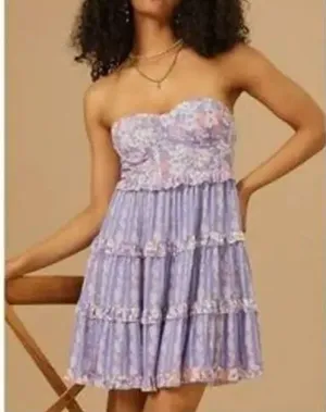 NWOT Altar’d State Strapless Mini Dress thumbnail 2