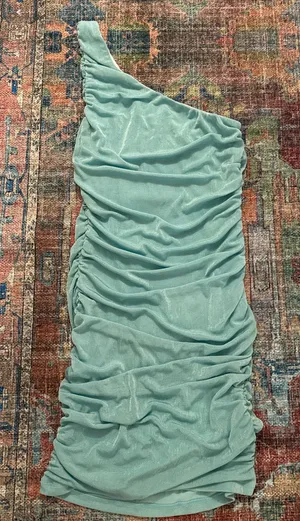 Hello Molly Turquoise Mini Dress thumbnail 1