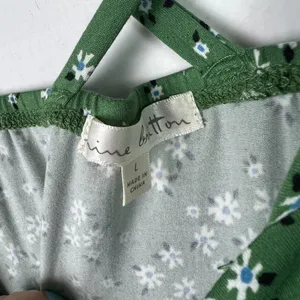 Nine Britton NWT Stitch Fix Desiree Strappy Floral Sleeveless Dress Green Size Large L NEW thumbnail 6