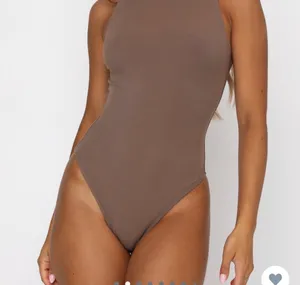 White Fox Boutique Brown Bodysuit Playing To Win Women’s Size Large thumbnail 5