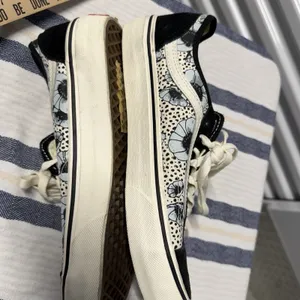 Vans Old Skool VR3 Cush Floral Sneakers Black White Lace Up Shoes Unisex Size 8 thumbnail 5