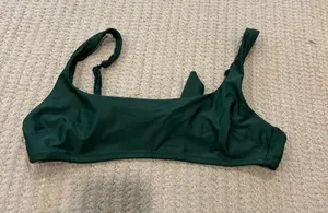 Aerie emerald green bikini top  thumbnail 1