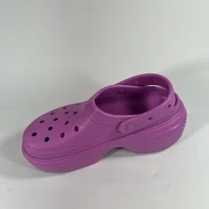 Crocs Stomp Clog Women's 10 Mens 8‎ Orchid Purple Platform Sandals Chunky NEW thumbnail 4