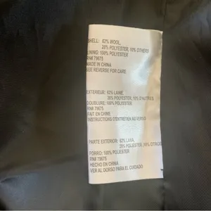 Micheal Kors Black Double-breasted Pea Coat Size 4 thumbnail 8