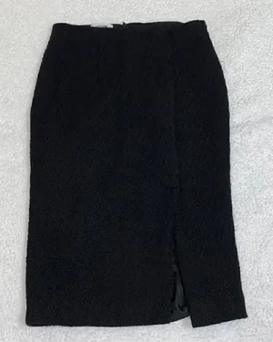 Moschino Cheapandchic Black Skirt(Size 6) Black thumbnail 1