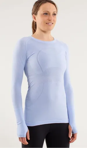 Lululemon Run: Swiftly Tech Long Sleeve Lavender Dusk size 4 new without tags 🍋 thumbnail 1