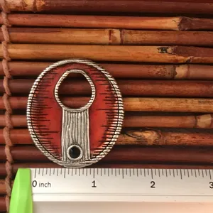 Chico’s Red Enamel Pendant Only thumbnail 4