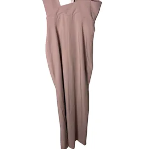 New House of CB Marina maxi dress in a mauve or mink color with a thigh split M thumbnail 9