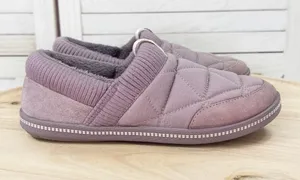 Skechers Cozy Campfire Camp Nap Faux Fur Lined Slippers Mauve Purple Size 6 thumbnail 1