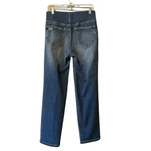 Risen Jeans Dark High Rise Straight Leg Size Medium Classic City Mom Casual‎ thumbnail 2