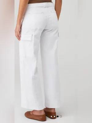 HUDSON JEANS MATERNITY WIDE LEG CARGO PANT size 30 thumbnail 3