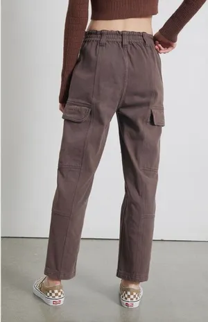 PacSun Elastic Waist Women’s Cargo Jeans thumbnail 3