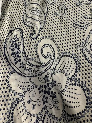 Vintage Y2K Dressbarn Paisley Midi Dress 8 Whimsigoth Fairy Grunge Boho V Neck thumbnail 5