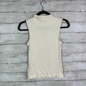 Madewell Side Slit Mockneck Tank Top Size XXS thumbnail 7