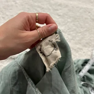 Sea Gypsies Womens Flare Dress in Jaidete Sage Green Sz XS Cottage Fairy Core thumbnail 6