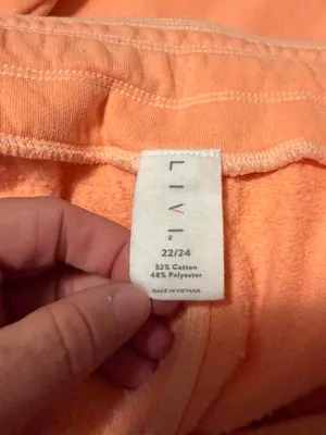 Livi Active Women's Peach Track Joggers Orange Size undefined thumbnail 3