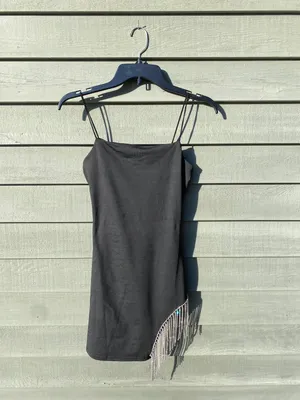 Boutique Black Sequin Going Out Bodycon Dress thumbnail 6