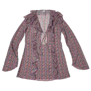 Strawberry Milk Mob Chiffon Mini Cover Up Dress - Honeysuckle - Medium thumbnail 2