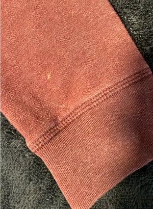 Aeropostale Hoodie Maroon Cropped Medium  thumbnail 4