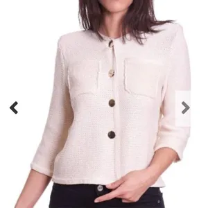 Maria Bellentani ladylike gold button cardigan sweater small thumbnail 13