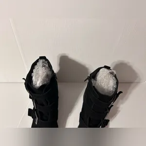 Crown Vintage ASISA winter black suede block heel boots women size 10 thumbnail 6