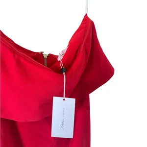 Lovers + Friends NEW Anzen Gown in Deep Red thumbnail 3