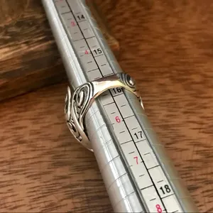 Carolyn Pollack Initial Filigree Sterling Ring 5 Silver thumbnail 7