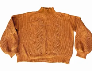 Lumiere Anthropologie Women's Size Large Cable Knit Sweater Cropped Long Sleeve thumbnail 1