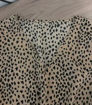 Leopard Print Blouse Multi Size M thumbnail 3
