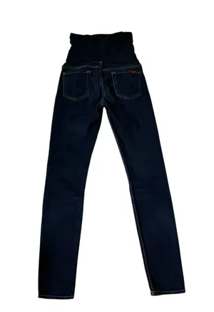 7 For All Mankind Blue Maternity Skinny Jeans Maternity Size 26 | 31-30 thumbnail 1