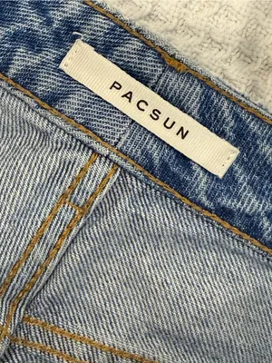 PacSun High Rise Straight Leg Mom Jeans Medium Wash Size 25 thumbnail 6