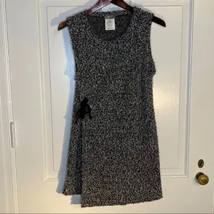 Zoe Black & Gray Wrap‎ Dress Size XS thumbnail 2