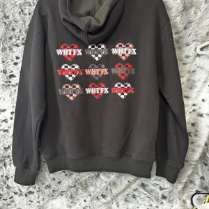 1059 White fox hoodie xs/s oversized hoodie nwot thumbnail 3
