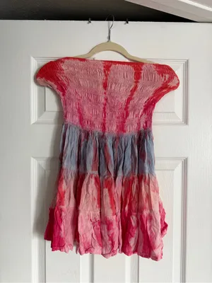 Tiare Hawaii Tie Dye Ruched Mini Dress thumbnail 2