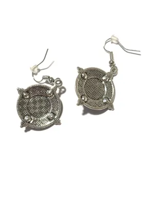 Turquoise charm earrings Blue thumbnail 3