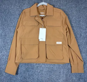 Halfdays Tan Nan Field‎ Jacket Sz XS Women's Nylon Blend Lightweight UPF 50 $145 thumbnail 1
